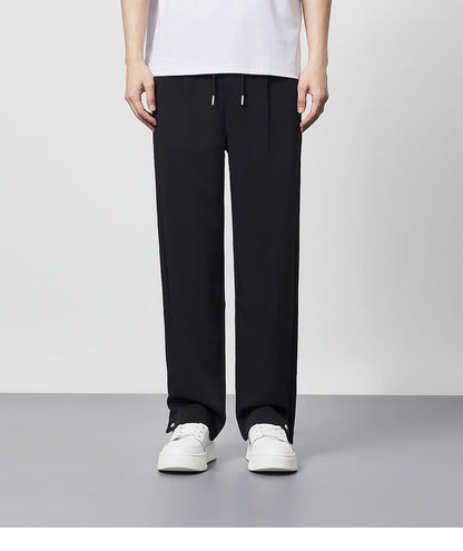 Men's Wide Leg Pleated Pants