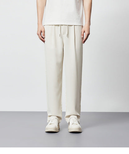 Men's Wide Leg Pleated Pants