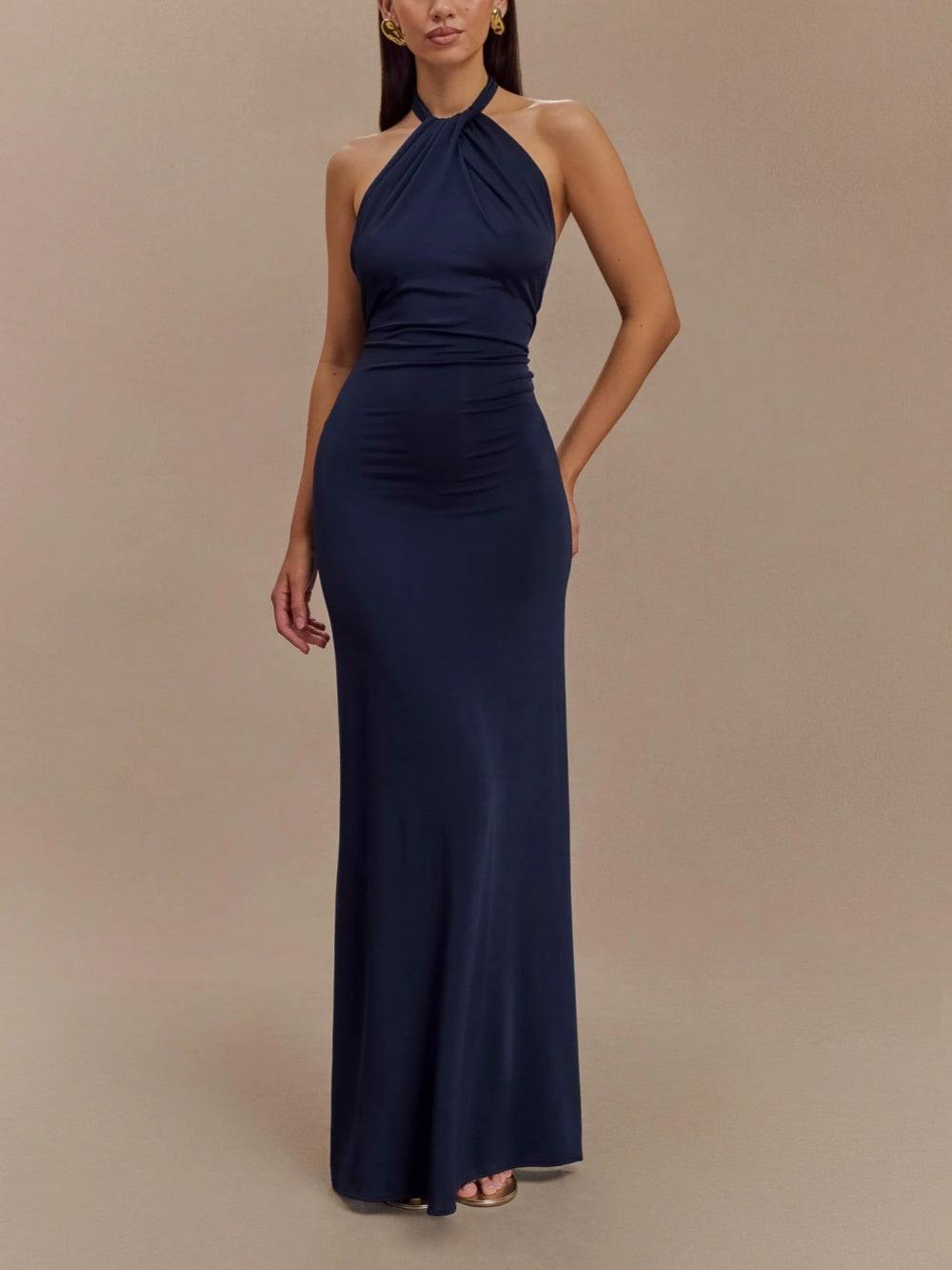 Women's Halter Maxi DressSlinky