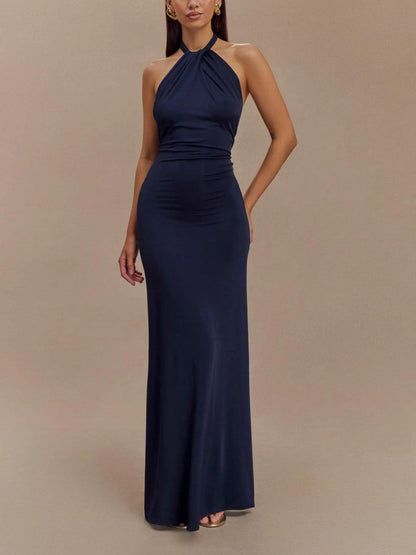 Women's Halter Maxi DressSlinky