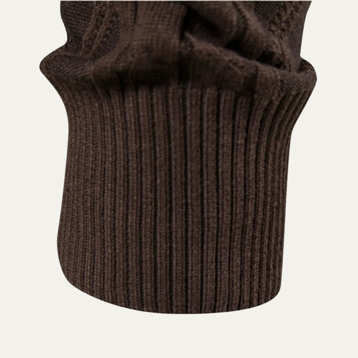 Men's Cable Knit Cardigan Button Front