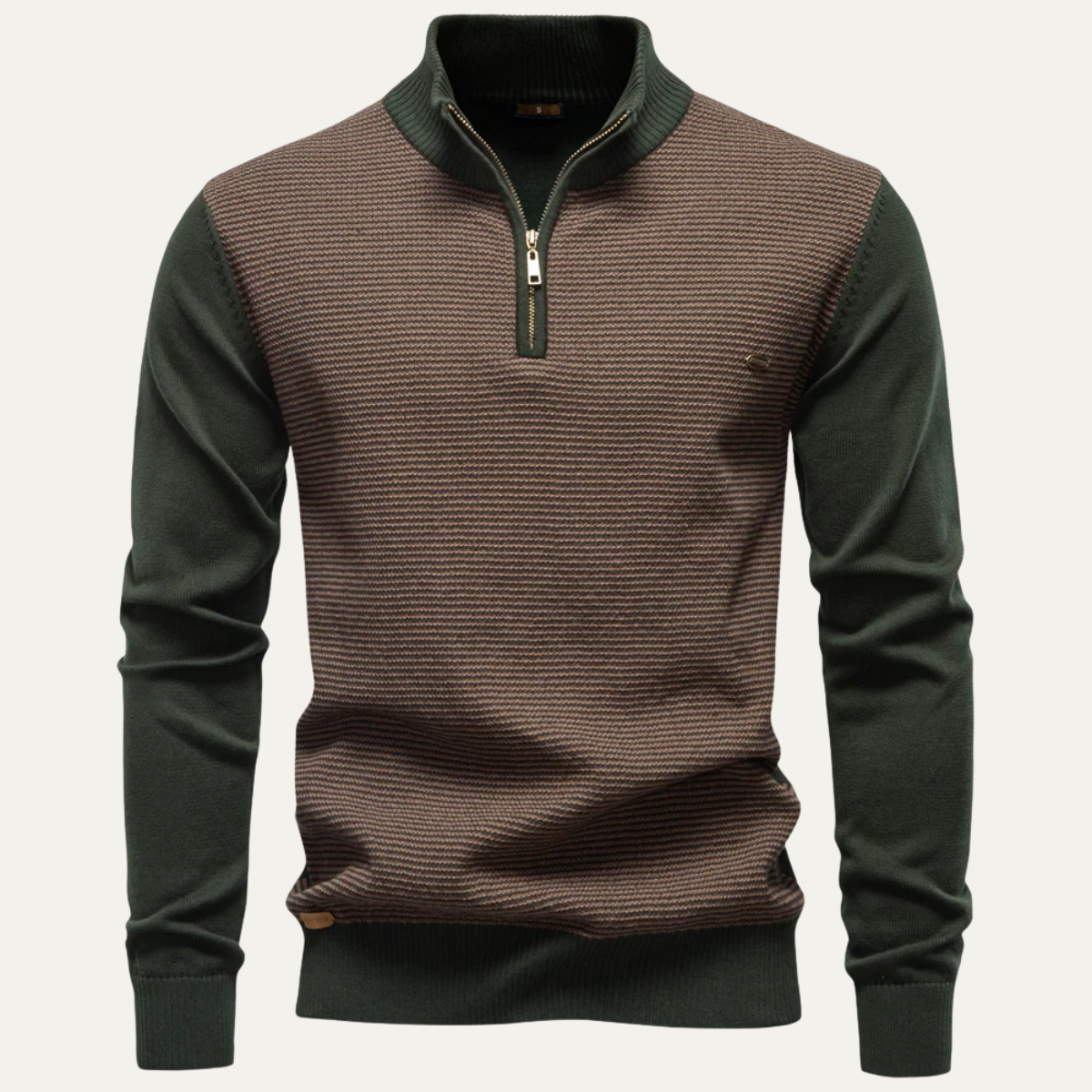 Oban Men's Half Zip Winter Knit Sweater