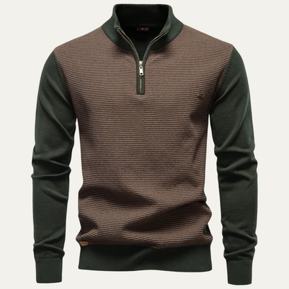 Oban Men's Half Zip Winter Knit Sweater