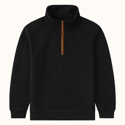 Men's Thick Fleece Half Zip Sweater - Fashinoza