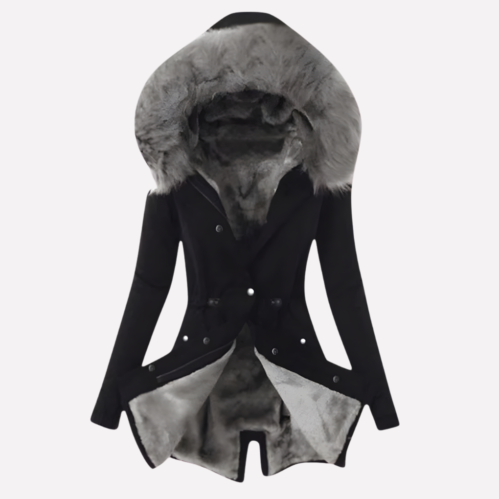 Women's Parka Coat Waterproof Hooded - Fashinoza