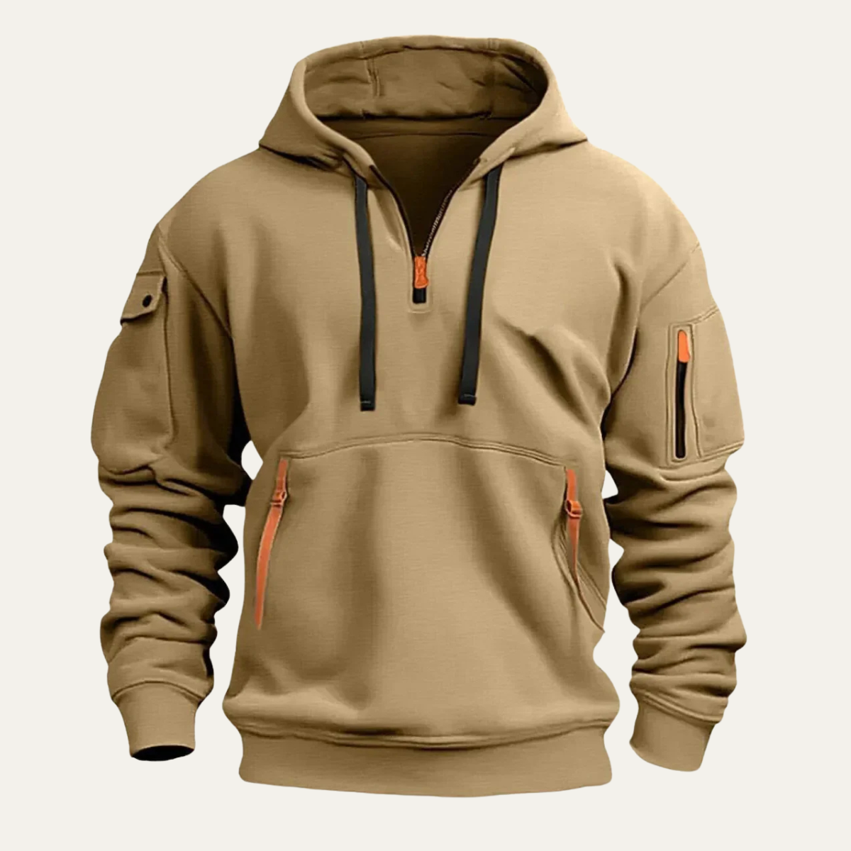 Men's Tactical Hoodie Jacket Durable Multi Pocket - Fashinoza