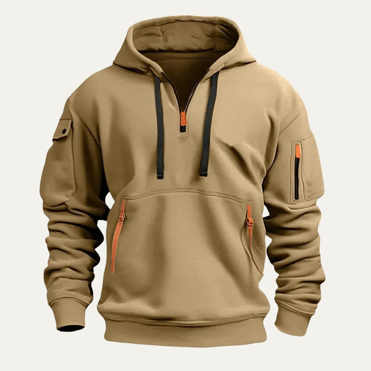 Men's Tactical Hoodie Jacket Durable Multi Pocket - Fashinoza