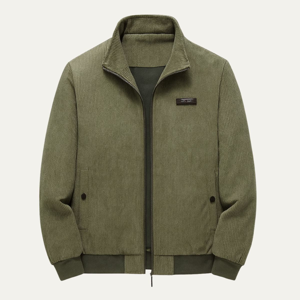 Mens Modern Corduroy Jacket Fleece Lined - Fashinoza