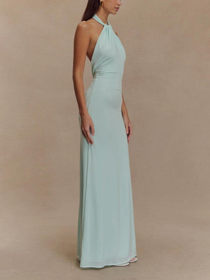 Women's Halter Maxi DressSlinky