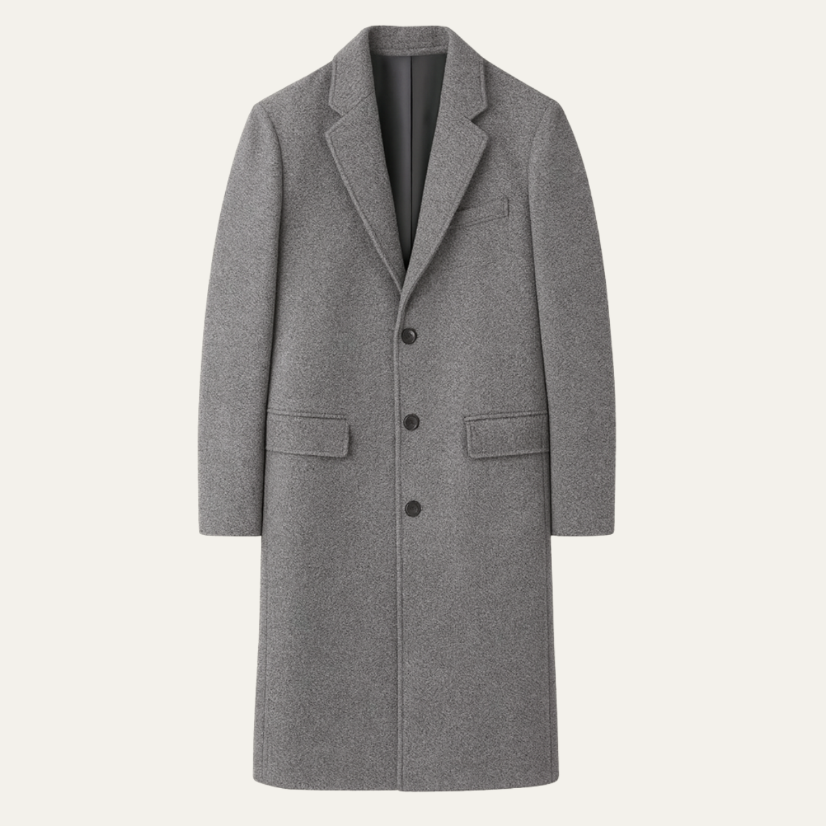 Men's Long Winter Coat Casual - Fashinoza