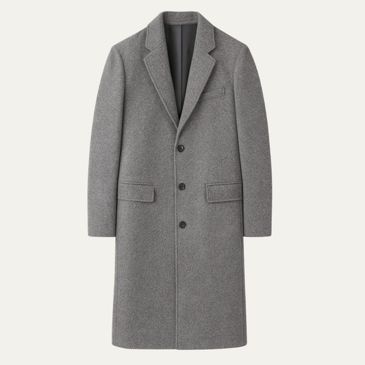 Men's Long Winter Coat Casual - Fashinoza