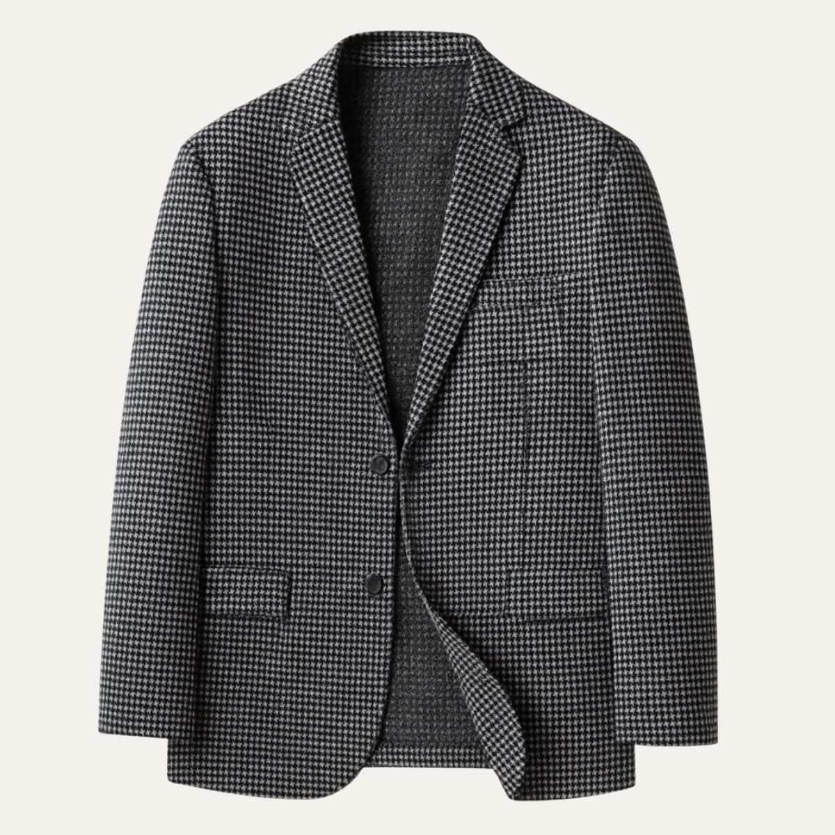 Men's Checkered Business Jacket - Fashinoza