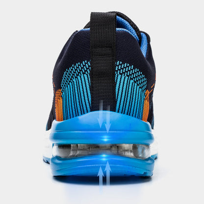 SafeSneakers Men's Safety Work Shoes Blue - Fashinoza