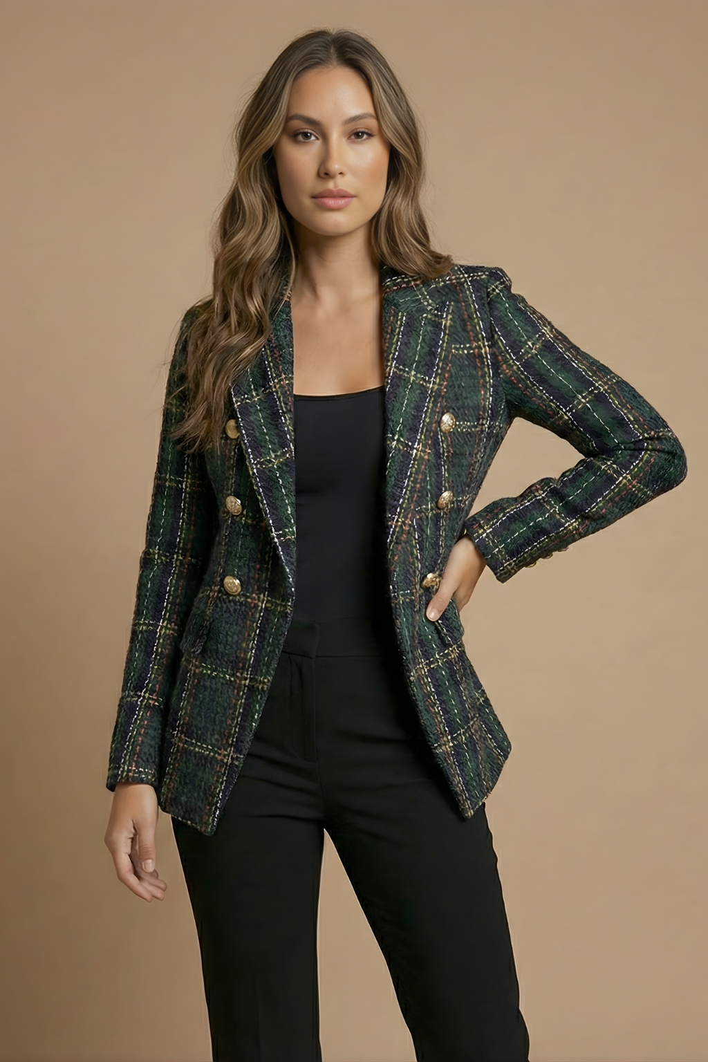 Faith | Women’s Spring Double Breasted Blazer Jacket