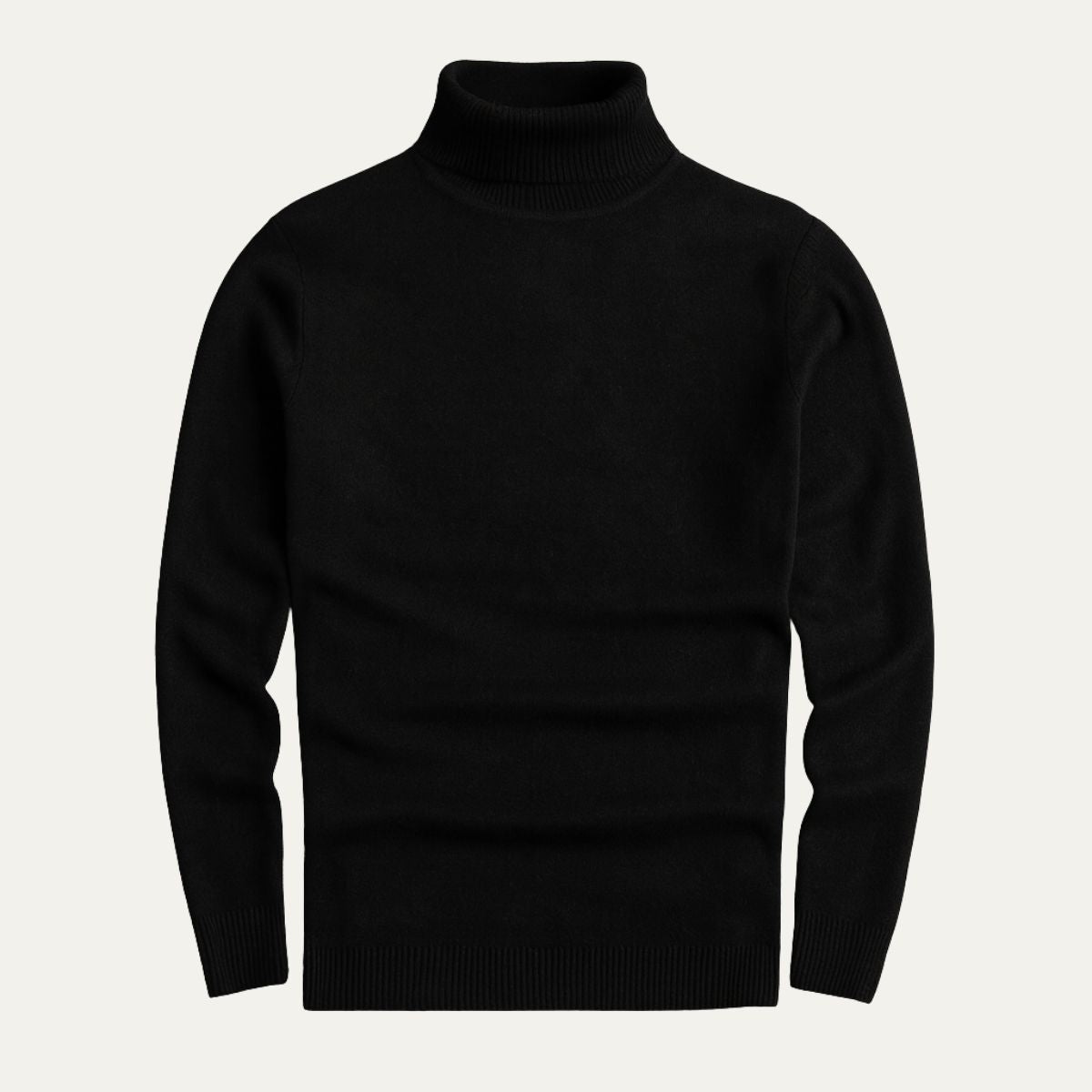 Men's Turtle Neck Henley Sweater - Fashinoza