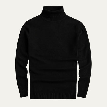 Men's Turtle Neck Henley Sweater - Fashinoza