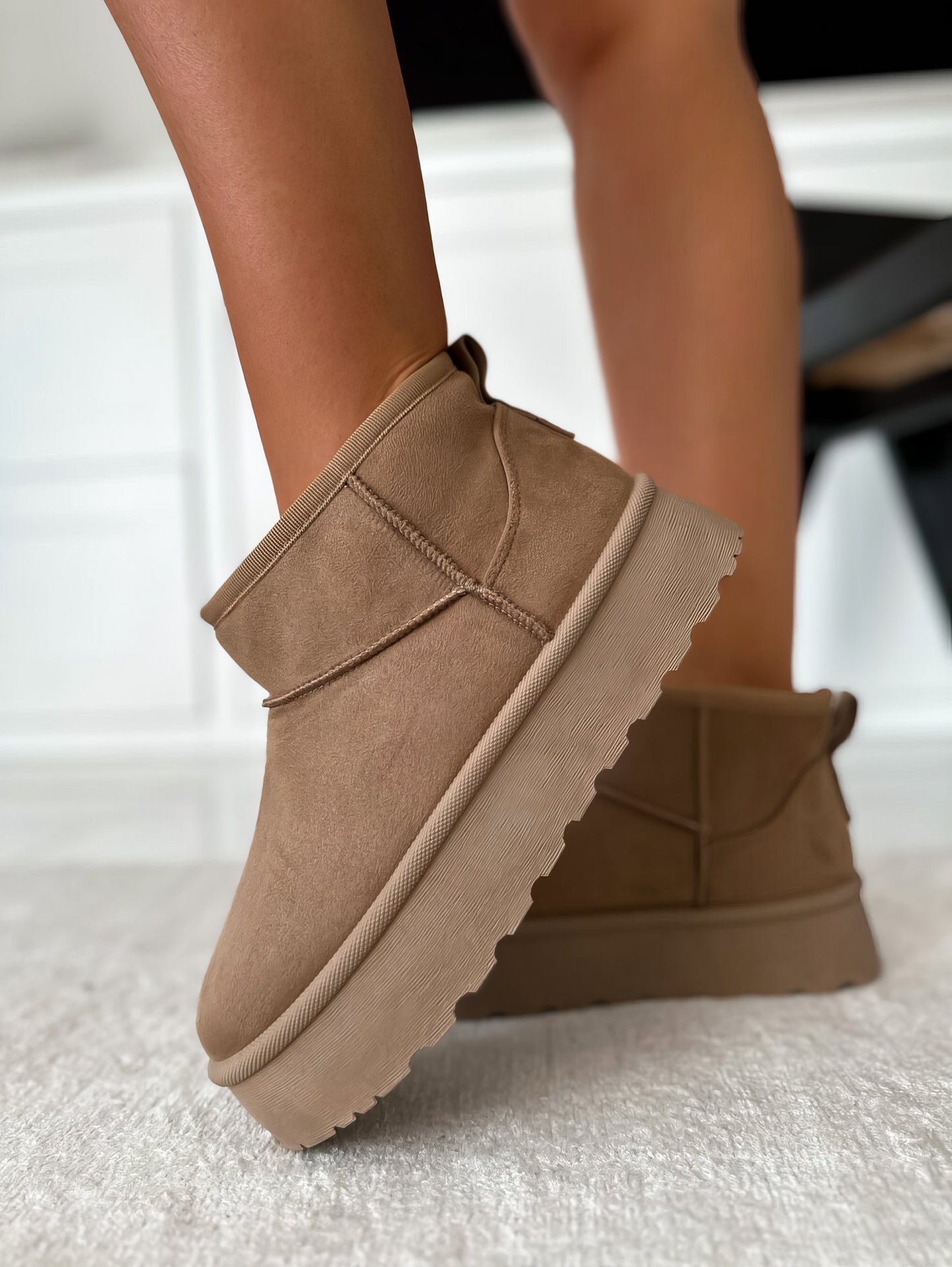 Women's Low Ankle Platform Boots