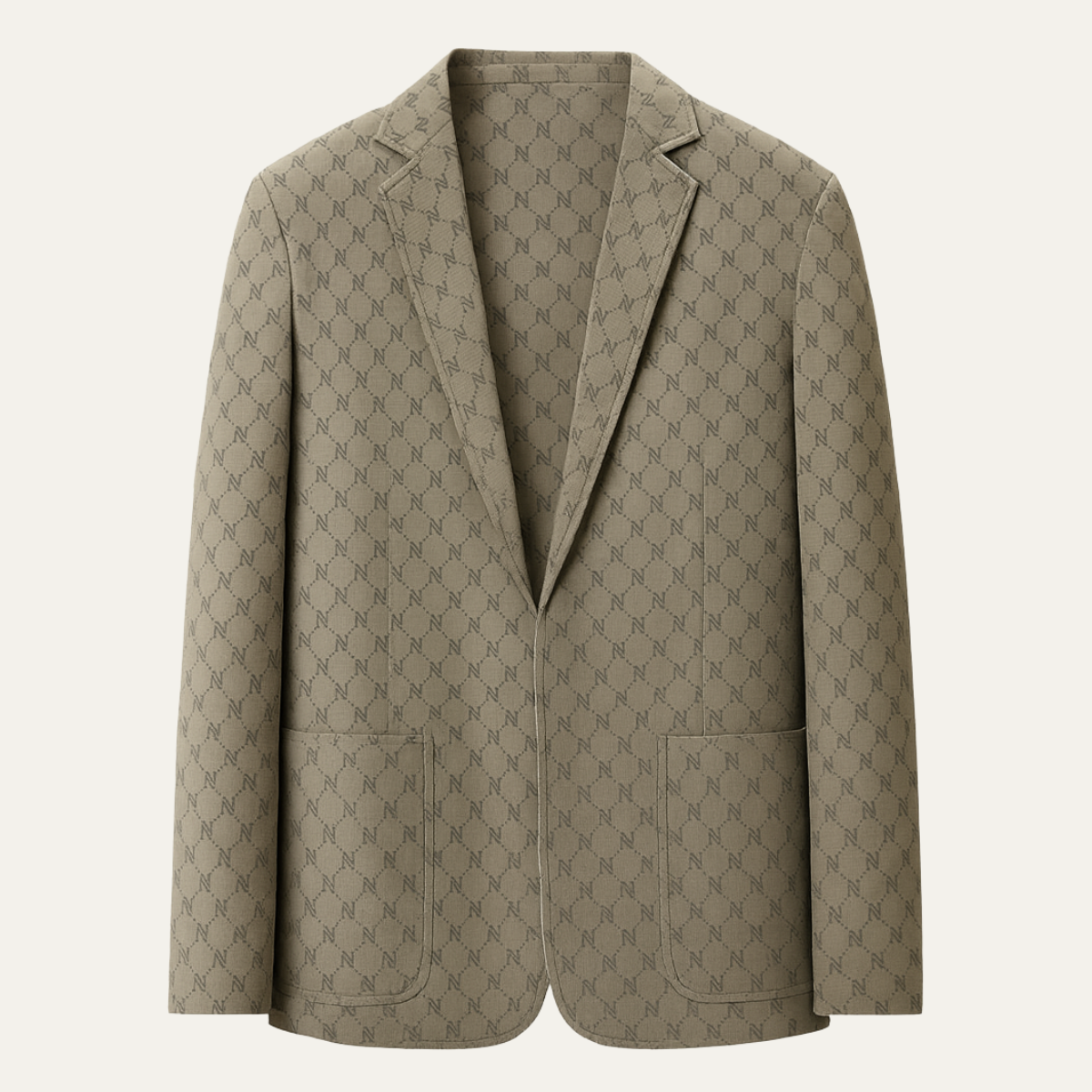 Men's Business Casual Jacket Lightweight Patterned - Fashinoza