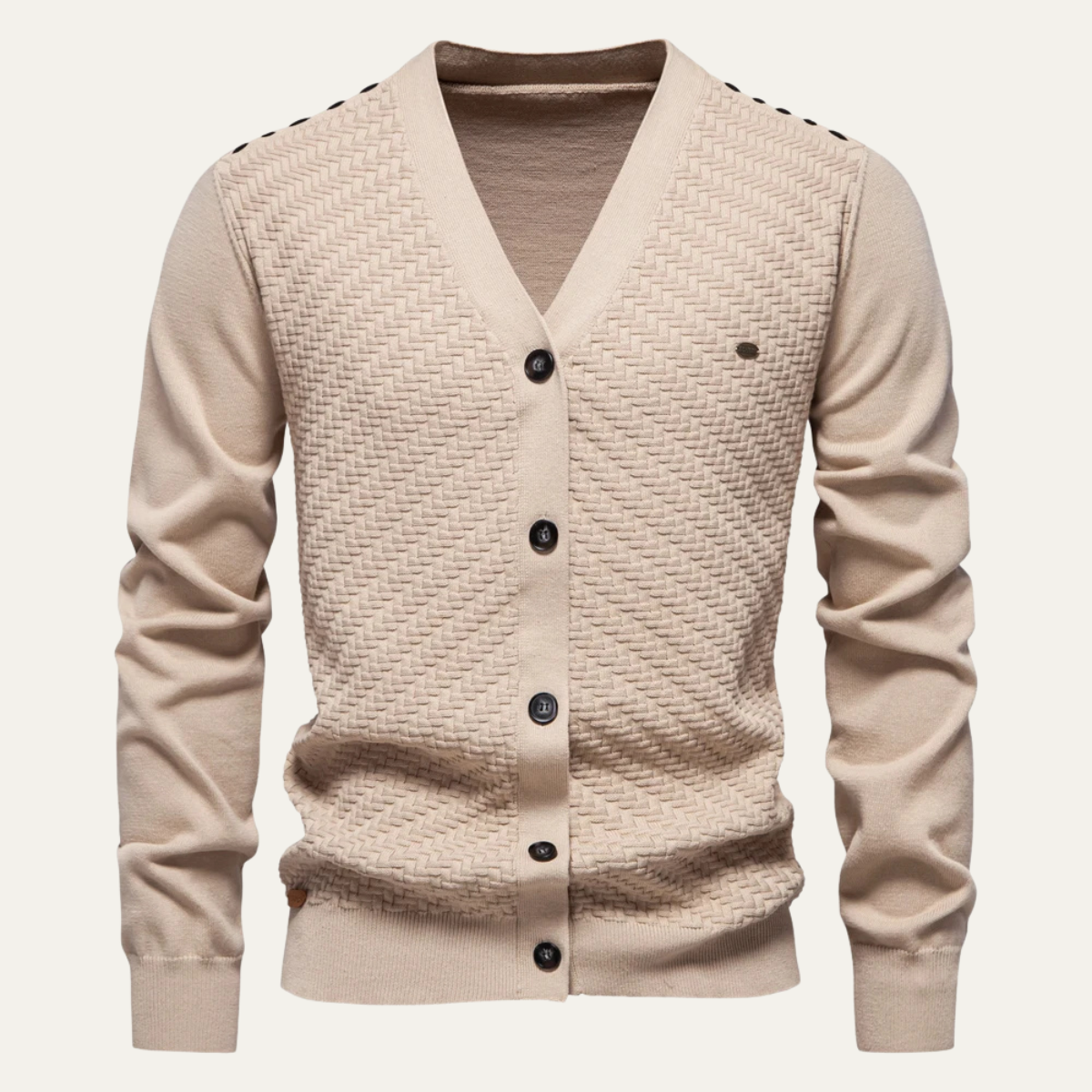 Men's Knit Cardigan Button Front Stylish - Fashinoza