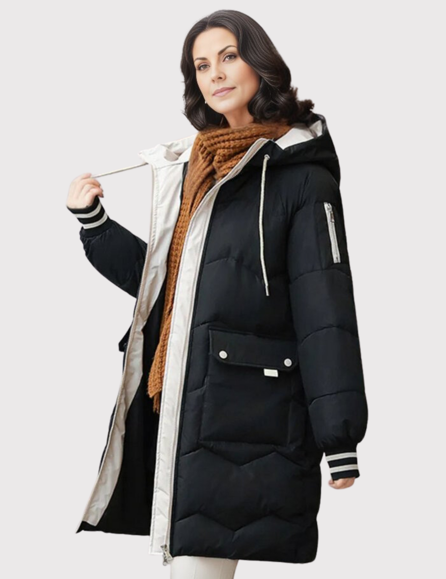 Isabella | Women Winter Hooded Puffer Jacket