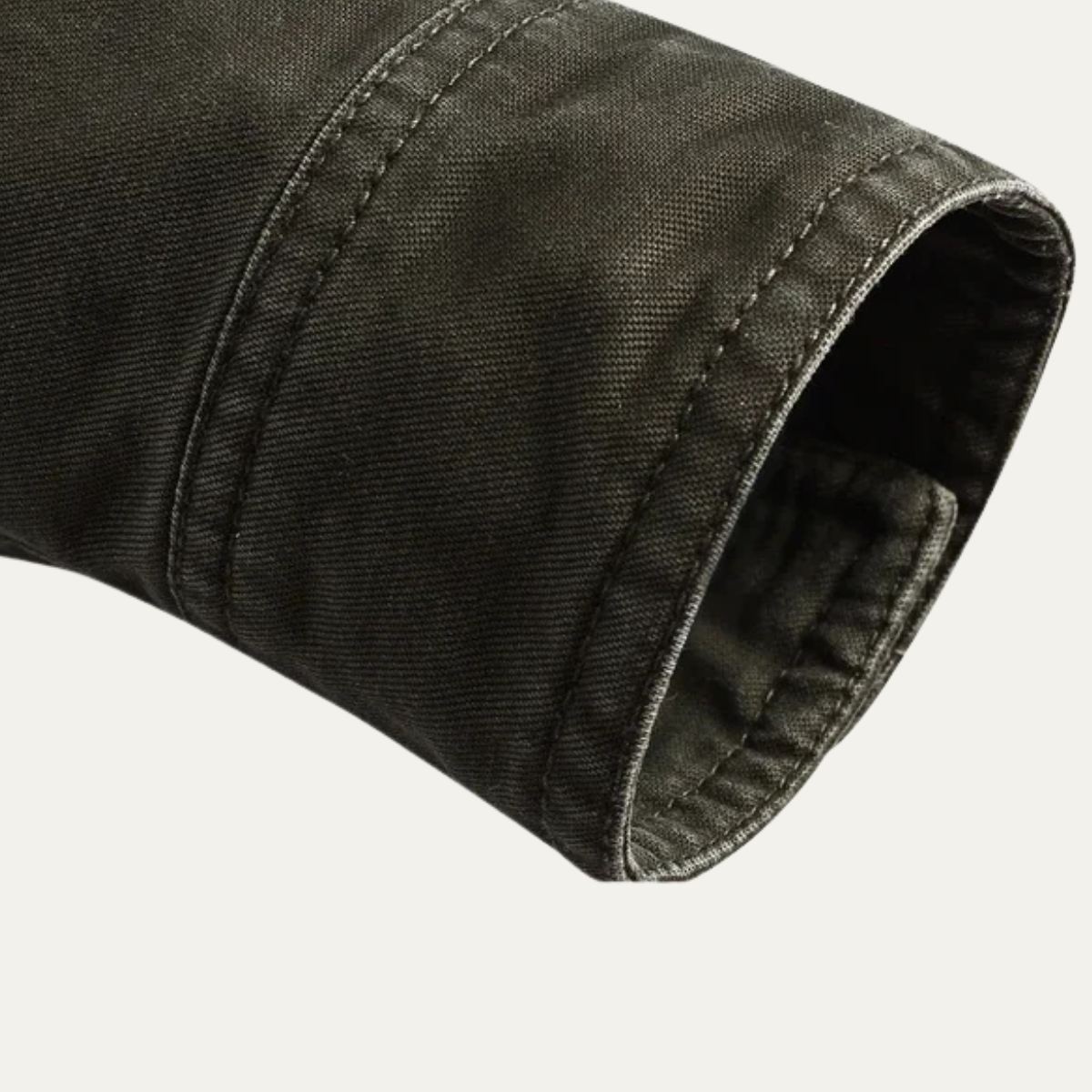 Men's Military Jacket Stand Collar Pockets