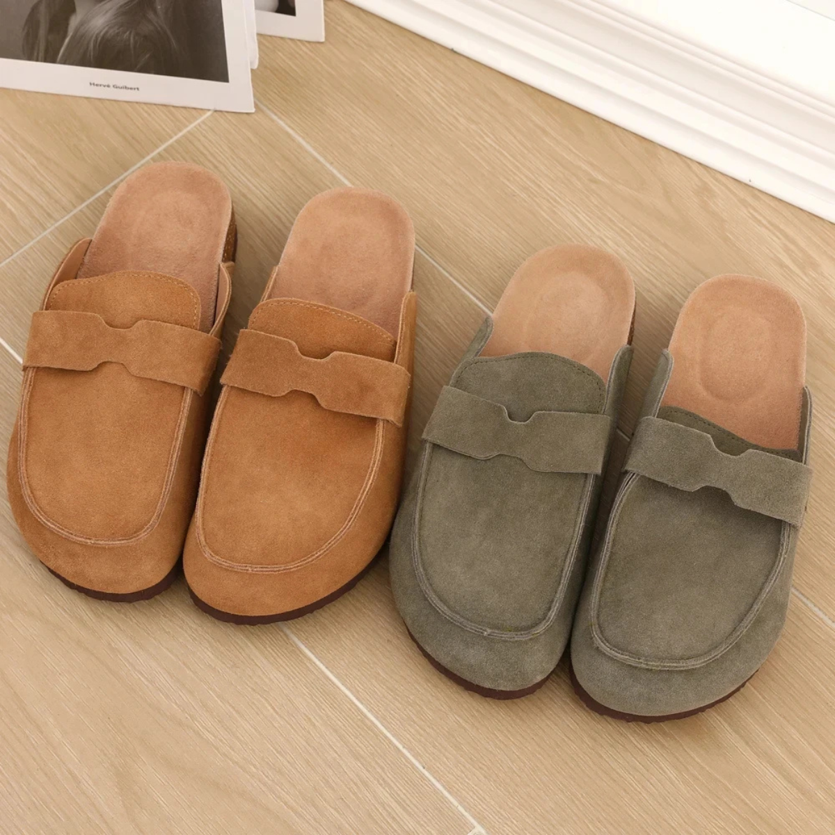 Men's Suede Moccasin Slipper