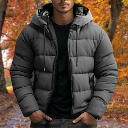 Men’s Hooded Quilted Puffer Jacket