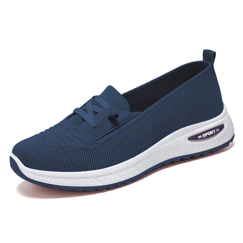 Orthopedic Walking Shoes for Women with Arch Support and Breathable Flyknit Mesh
