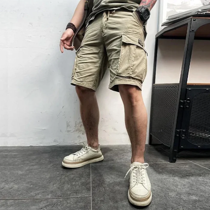 Men's Cargo Shorts Durable Cotton With Pockets