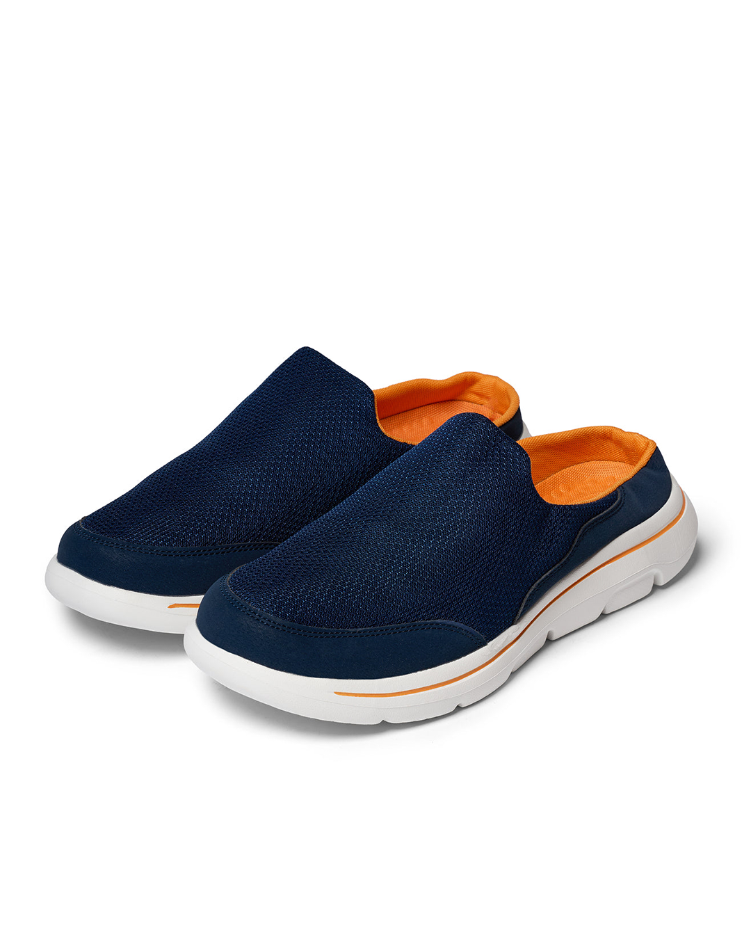 Men's Slip On Mules Closed Toe Black - Fashinoza