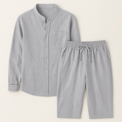 Men's Cotton Summer Set Lightweight 2 Piece - Fashinoza