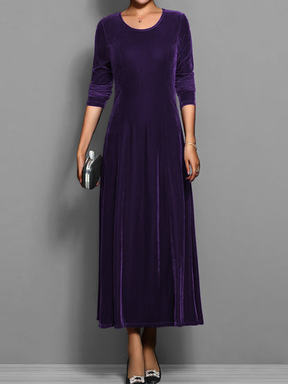Women's Soft Velvet Dress