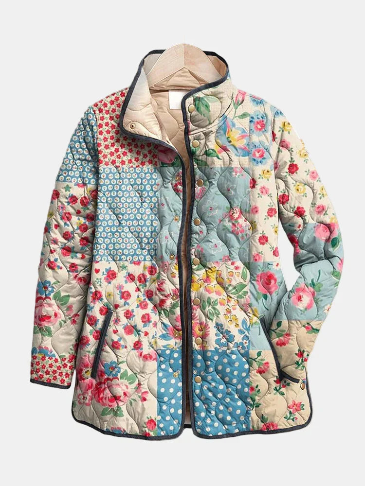 Floral Quilted Bedspread - Fashinoza