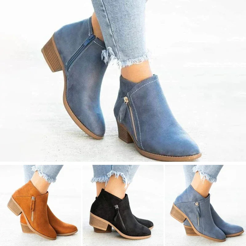 Women's orthopedic leather boots - 
Fashinoza