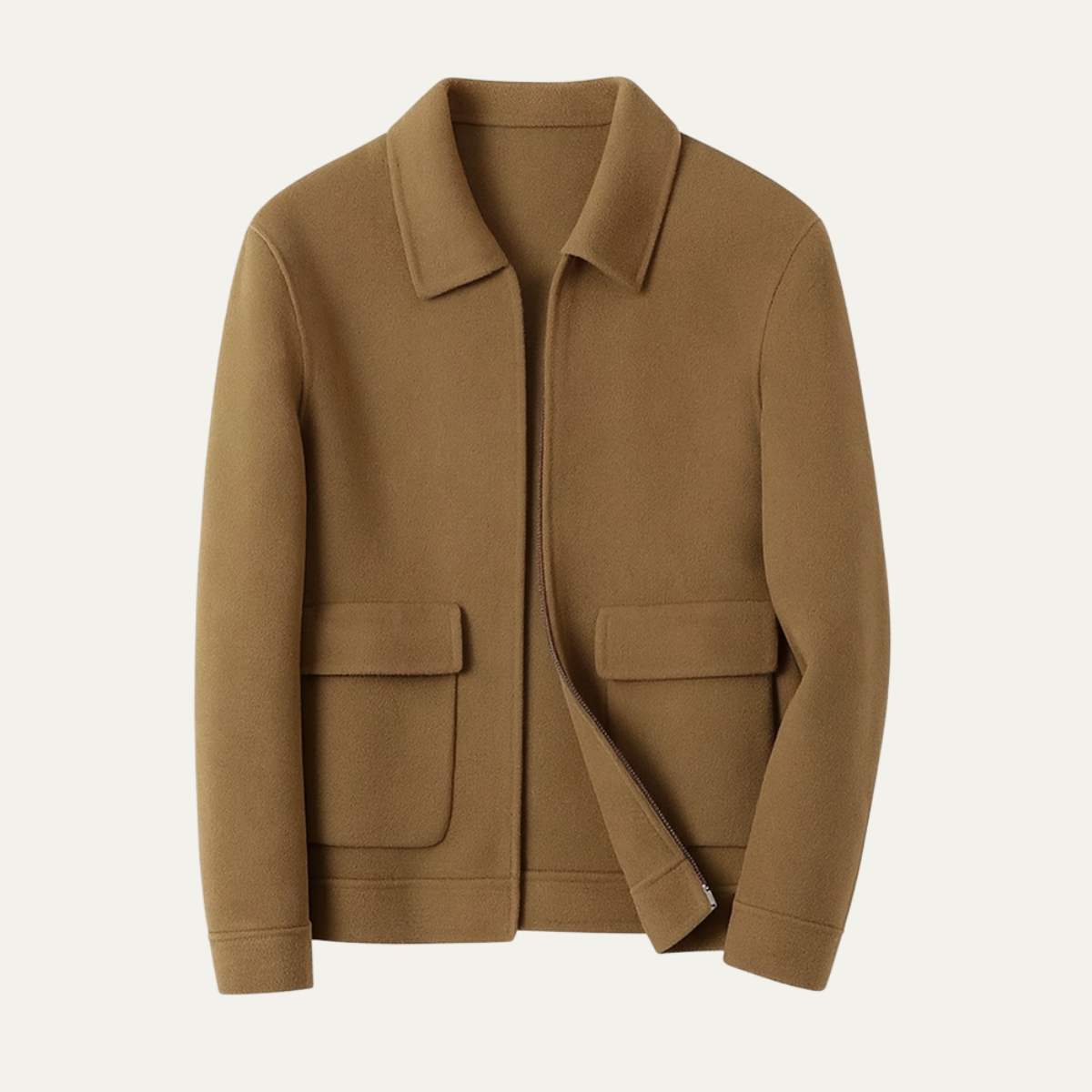 Men's Thick Winter Jacket Zip Up Casual - Fashinoza