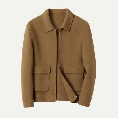 Men's Thick Winter Jacket Zip Up Casual - Fashinoza