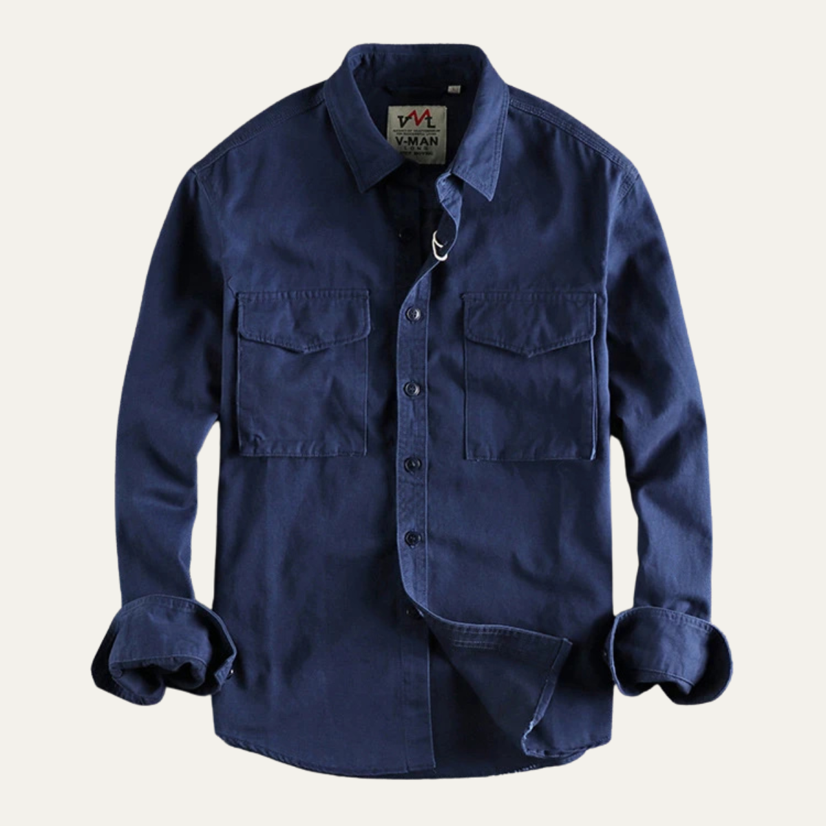 Men's Canvas Cargo Jacket Vintage Style