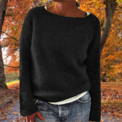 Brooklyn | Women’s Spring Relaxed Long Sleeve Knit Top