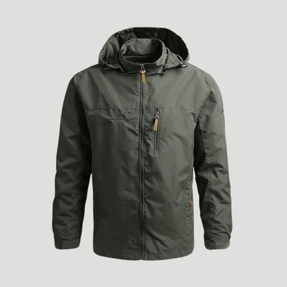 Jason | Men’s Spring Hooded Zip Front Jacket