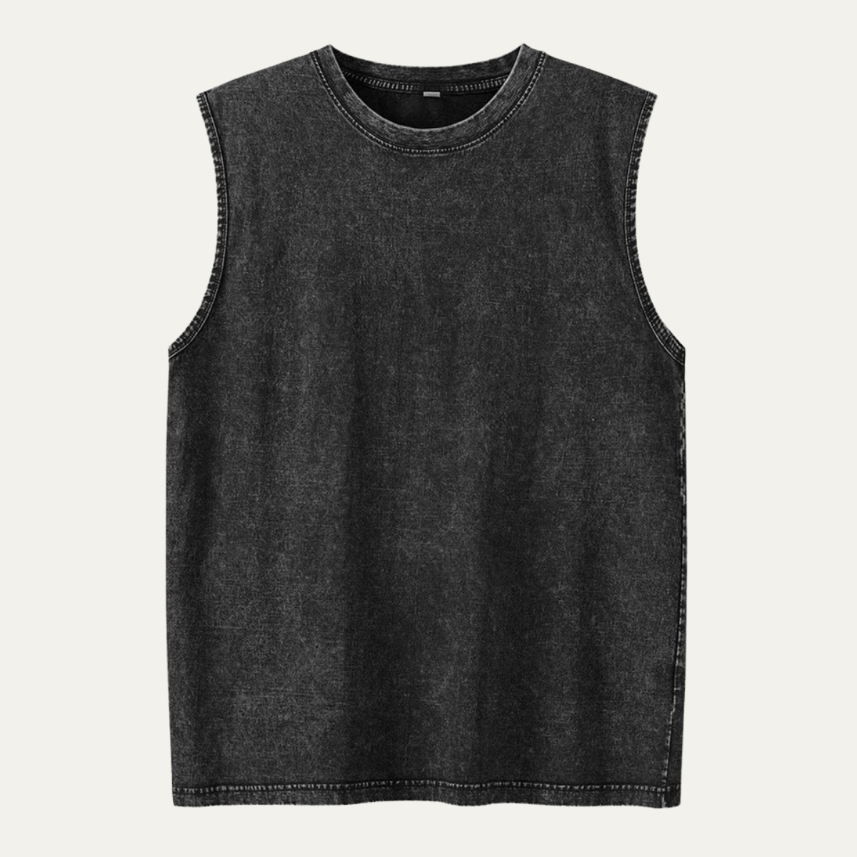 Men's Sleeveless Tank Vintage Washed - Fashinoza