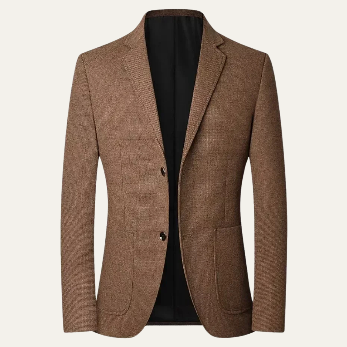Men's Single Breasted Blazer Smart Casual Wool Navy