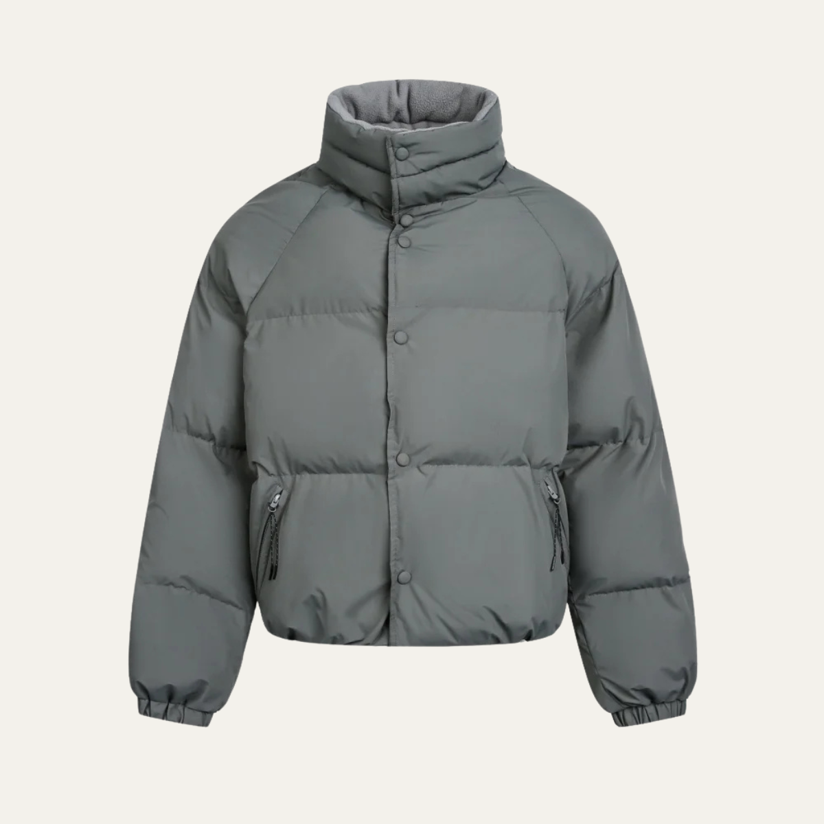 Men's Winter Puffer Jacket Warm Stand Collar - Fashinoza