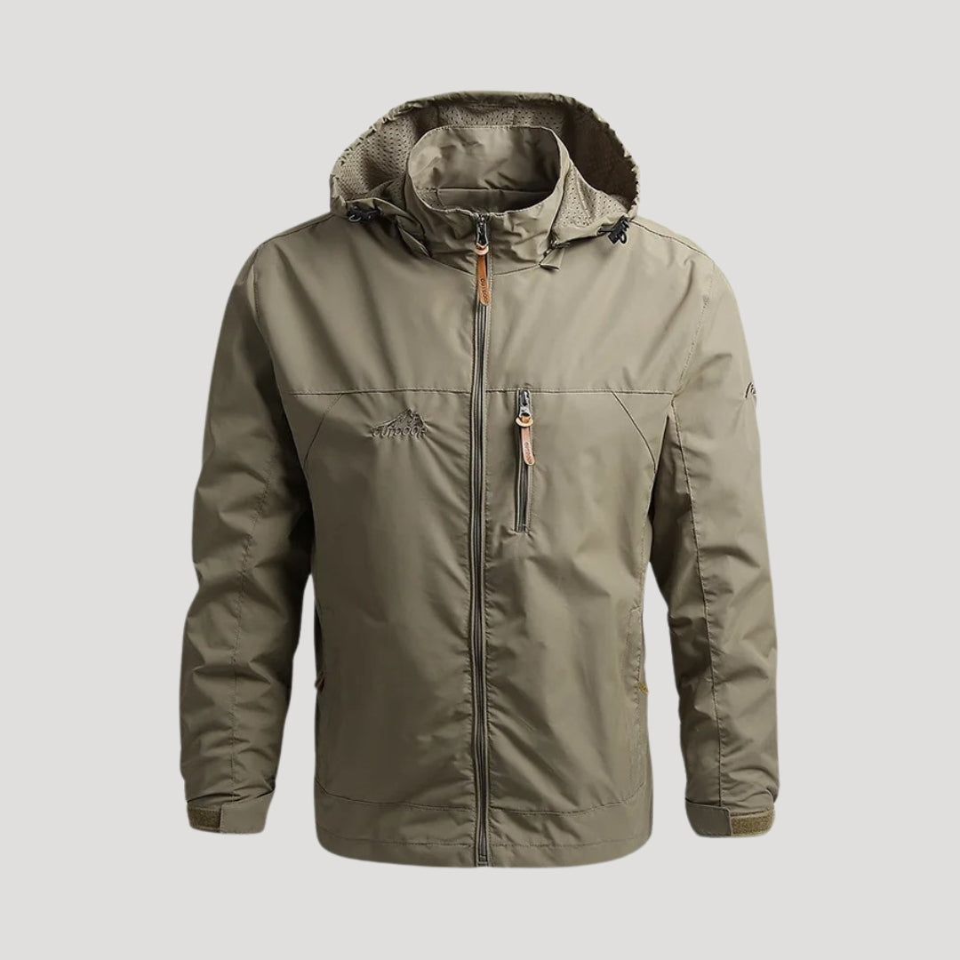 Jason | Men’s Spring Hooded Zip Front Jacket
