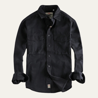 Men's Canvas Cargo Jacket Vintage Style