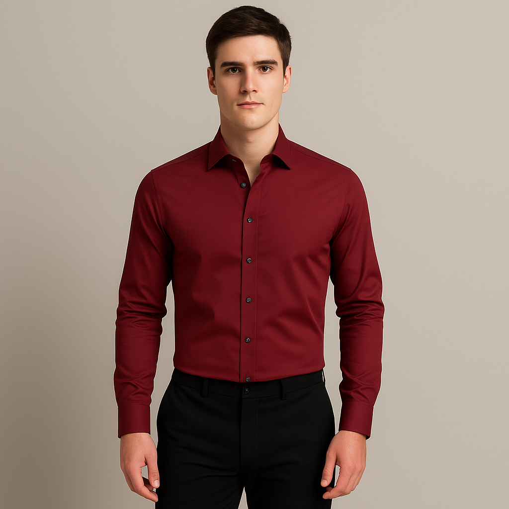 Men's Stretch Dress Shirt - Fashinoza