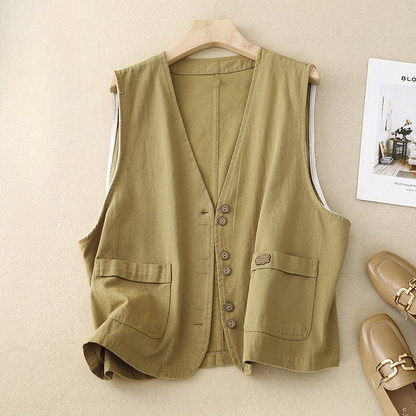 Women's Simple Vest Layering Piece