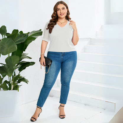 Elegant Women's V-Neck