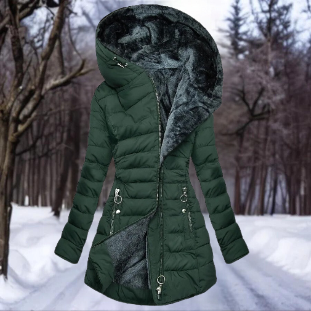 Women’s Hooded Waterproof Puffer Winter Jacket