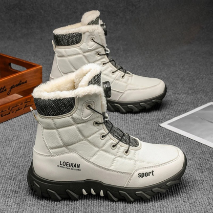 Northpark Men's Insulated Snow Boots Plush Lined