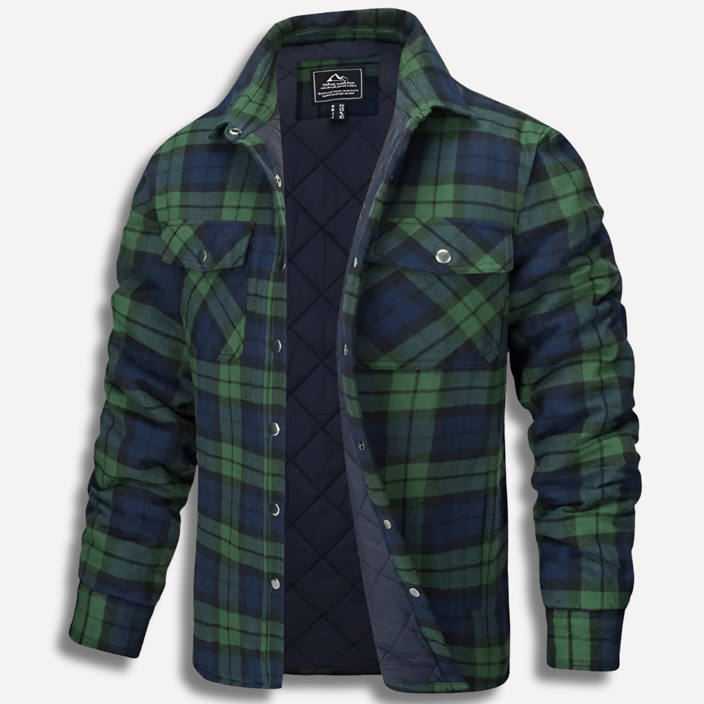 Men's Cotton Plaid Flannel Shirt
